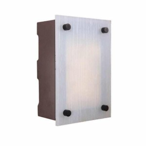 industrial styled lighted doorbell with striated glass face ich1605 ai v 1 1 1