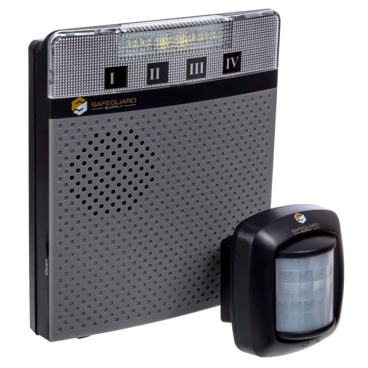LRA-M1000 Motion PIR Sensor Entry Alert Kit with Flashing Strobe Receiver